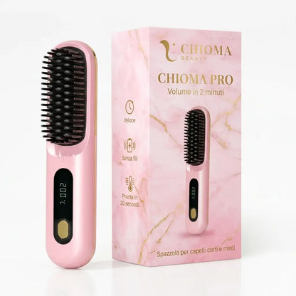 x2 Spazzola modellante intelligente per capelli corti e medi + Pettine da styling + Set di pinze