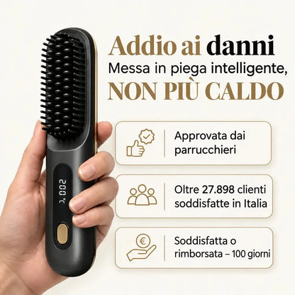 La PRIMA spazzola per capelli intelligente per capelli corti